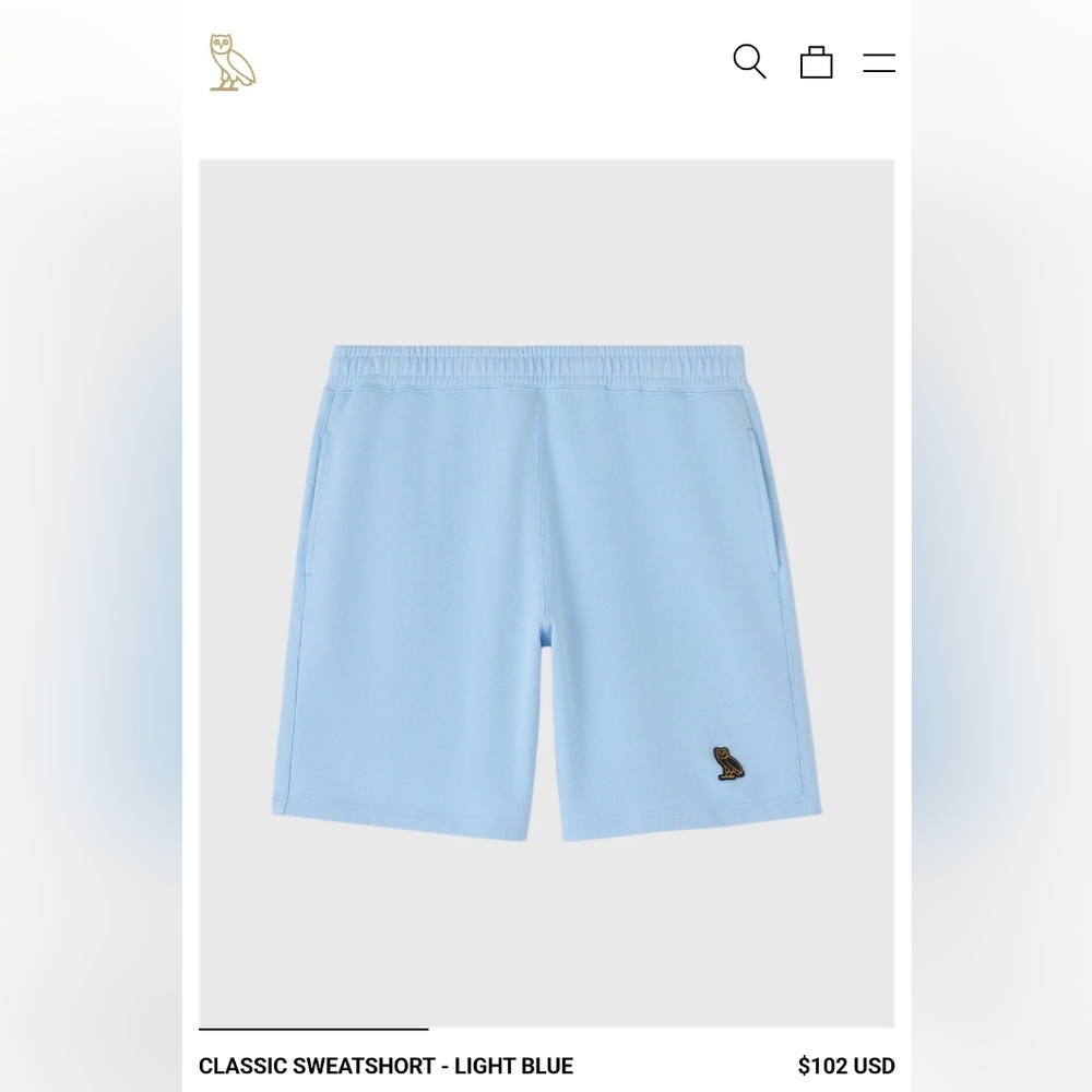 October’s Very Own Shorts XL ovo blue